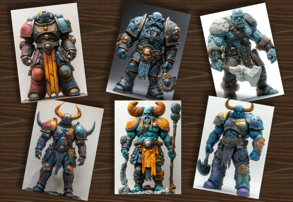 100 Warhammer Themed Characters - 3D - Image 5
