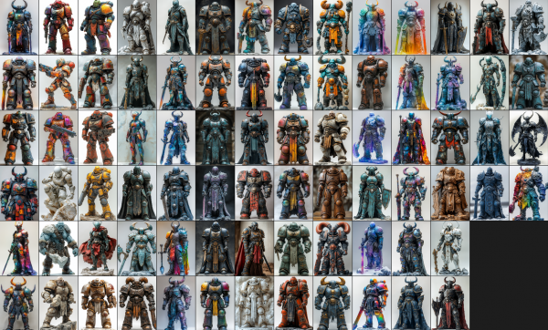 100 Warhammer Themed Characters - 3D - Image 6