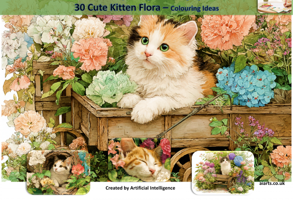 100 Cute Kitten Flora - Image 4