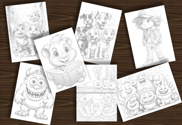 100 Mixed Cartoon Characters - Image 2