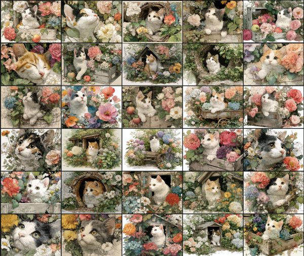100 Cute Kitten Flora - Image 6