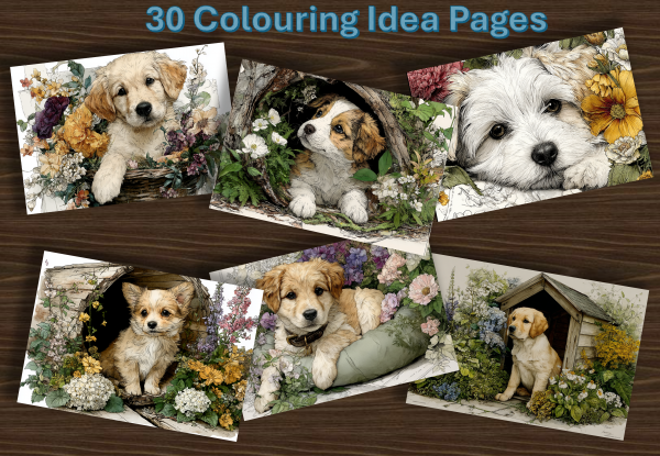 100 Cute Puppy Flora - Image 5